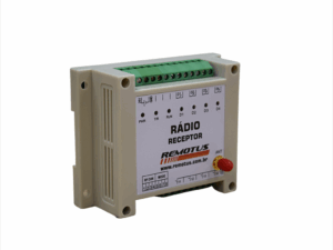 Rádio Rmts 5000/4 Lora TX/RX DIN (elétrico c/ fonte e antena)
