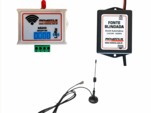 Rádio Rmts 1500/1Rx/Rpt Lora (eletrico c/ fonte e antena)