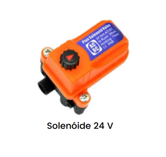 Solenóide Tipo Motor 24 Volt AC/DC 3 Vias NC NO
