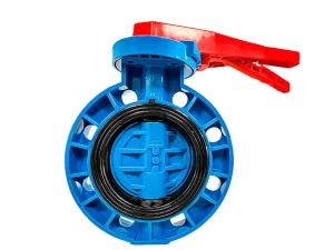 VÁLVULA BORBOLETA PVC PN10 S/ CONTRA FLANGE