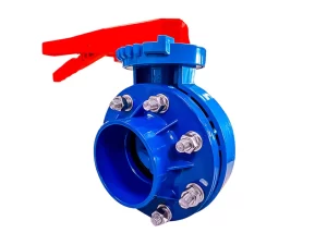 VÁLVULA BORBOLETA PVC PN10 C/ CONTRA FLANGE