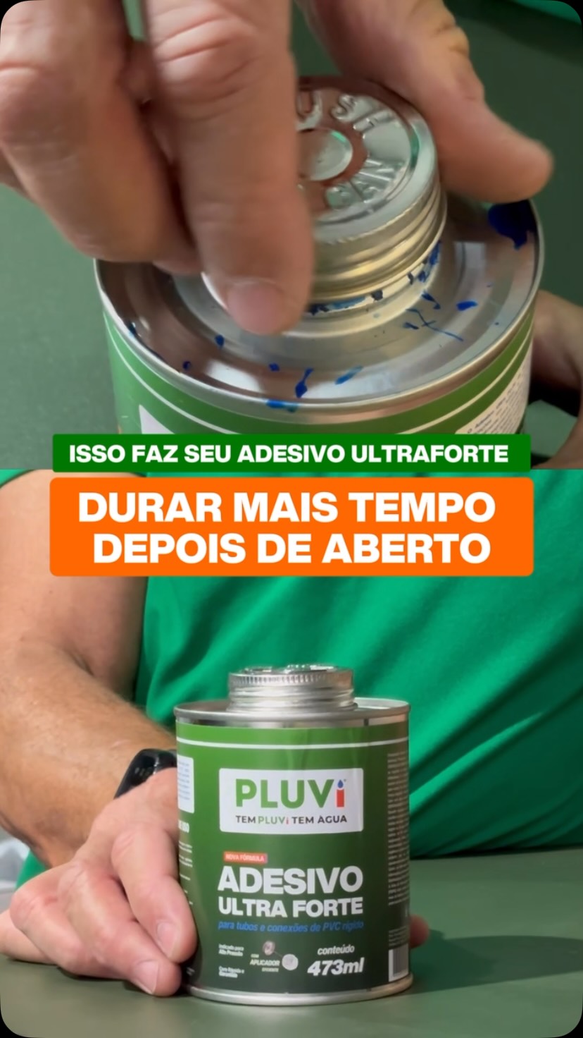Seca 5x mais rápido se comparado as outras opções do mercado.

E pode durar muito mais depois de aberto se for guardado de cabeça para baixo, como mostramos no vídeo.

✅ Secagem e cura ultra rápida;
✅ Alta resistência mecânica;
✅ Disponível para entrega em todo o Brasil.

Só a PLUVI fornece os melhores produtos do mercado e te apresenta as melhores dicas de uso no dia a dia.

🛒 Precisa abastecer o estoque da sua revenda com produtos direto da fábrica? Clique no link da bio e peça seu orçamento agora mesmo!